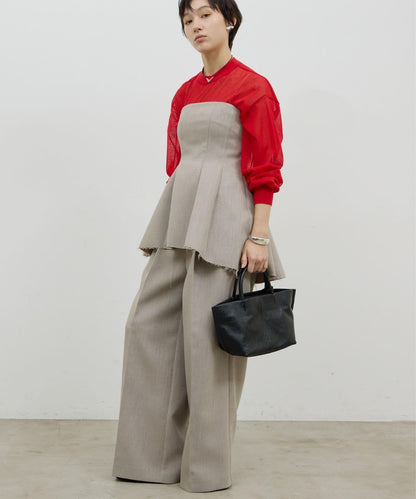 【可成套搭配】雙層斜紋吊帶背心