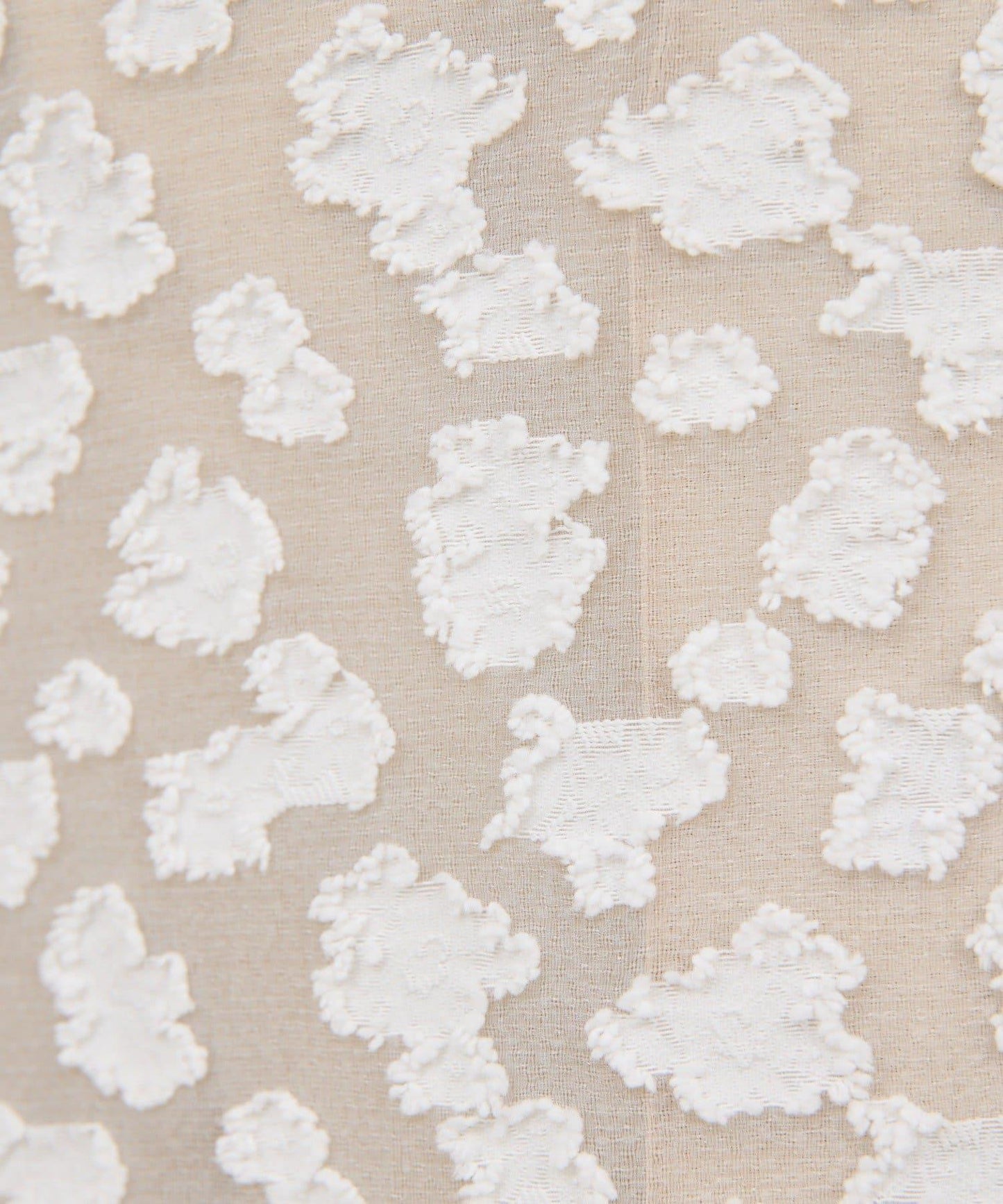 提花透視連衣裙