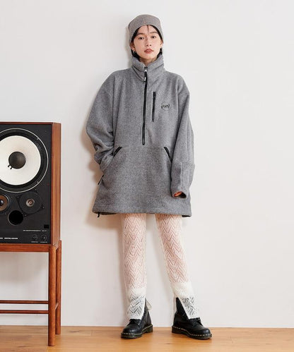 【套裝商品】鏤空針織打底褲裙套裝/蕾絲針織裙