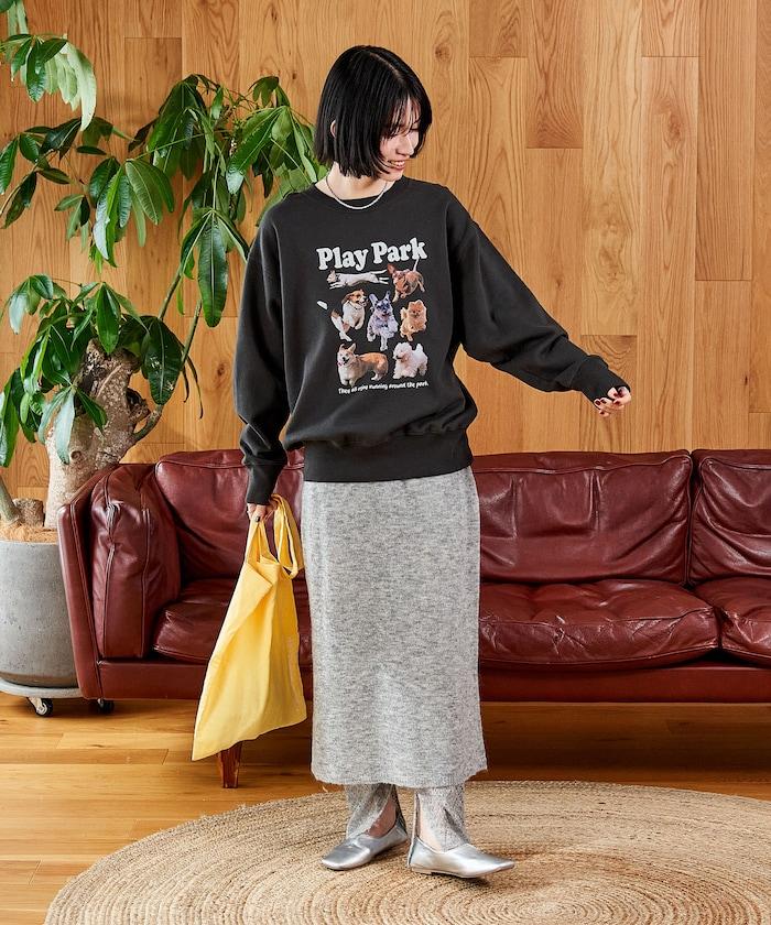 【套裝商品】鏤空針織打底褲裙套裝/蕾絲針織裙