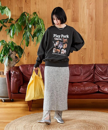 【套裝商品】鏤空針織打底褲裙套裝/蕾絲針織裙