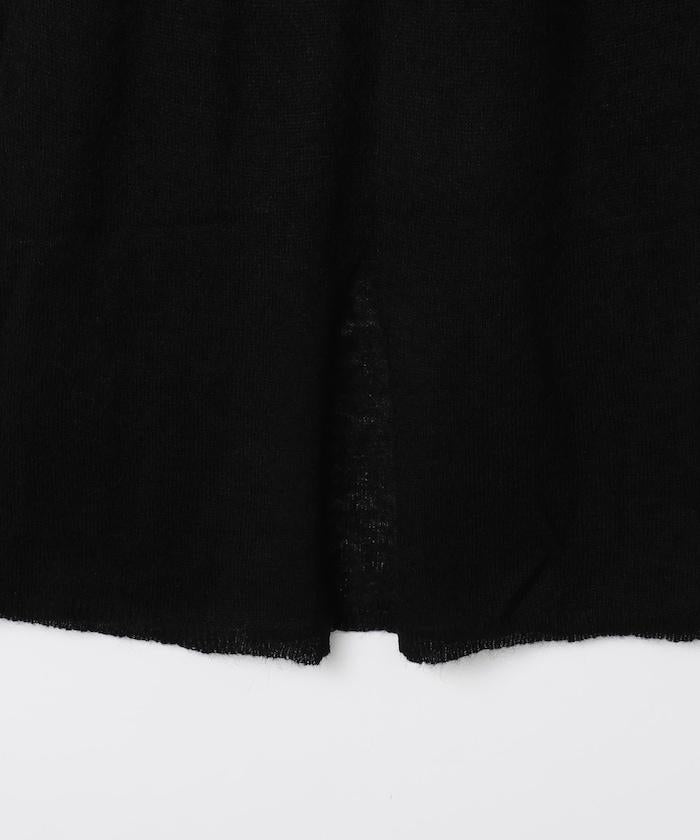 【套裝商品】鏤空針織打底褲裙套裝/蕾絲針織裙