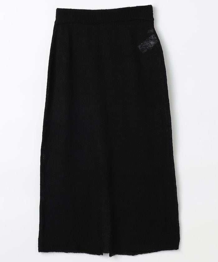 【套裝商品】鏤空針織打底褲裙套裝/蕾絲針織裙