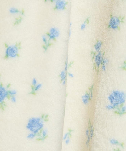 花卉印花法蘭絨家居服三件套