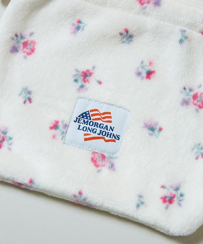 花卉印花法蘭絨家居服三件套