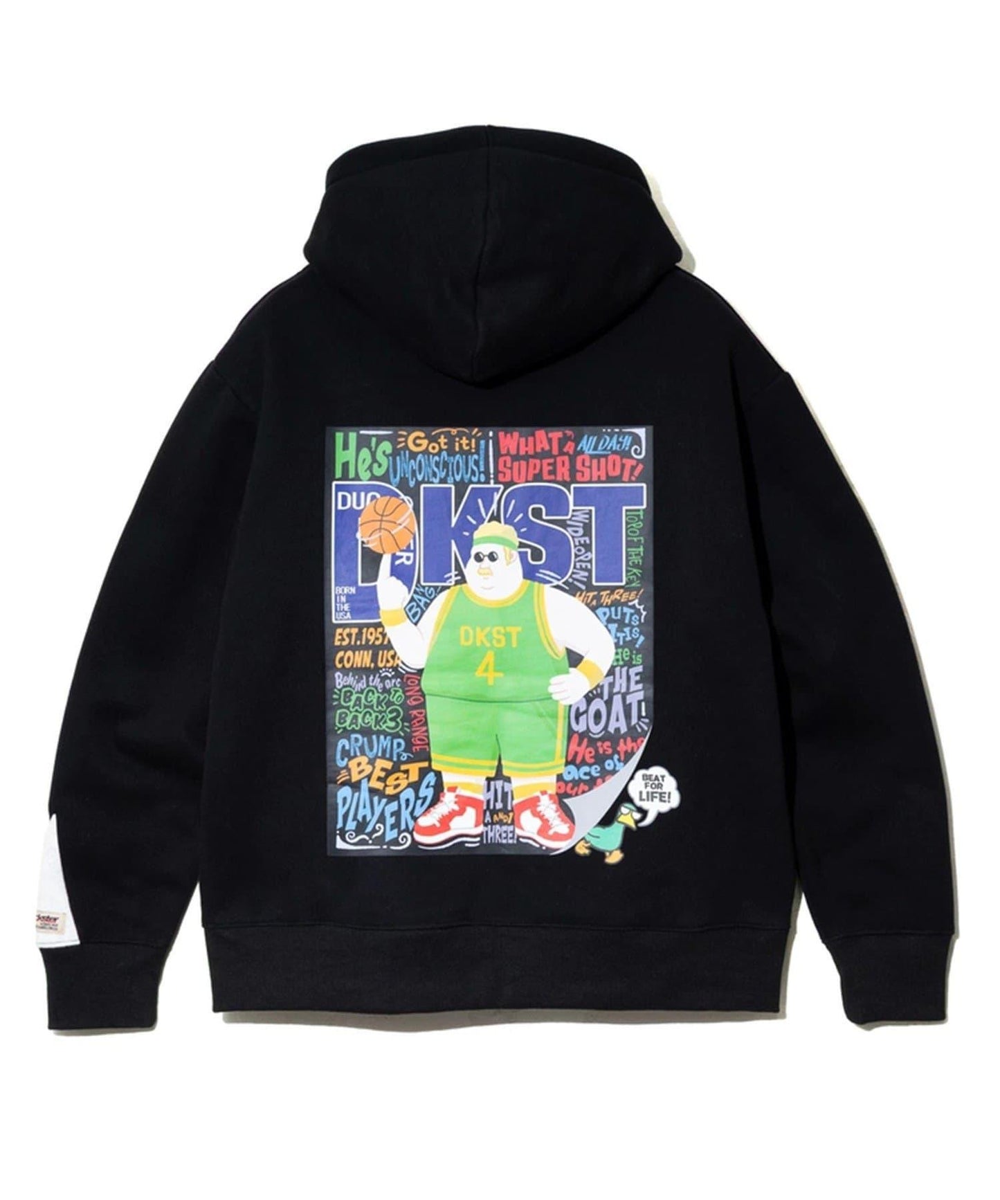 【Duckster/ダックスター】海報印花拉鍊連帽衛衣