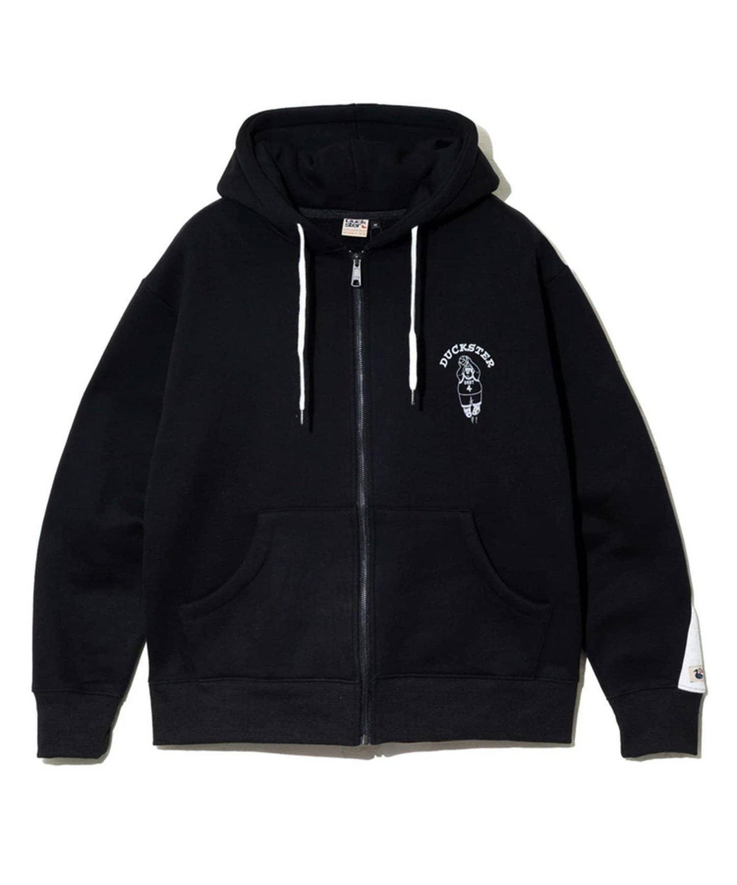 【Duckster/ダックスター】海報印花拉鍊連帽衛衣