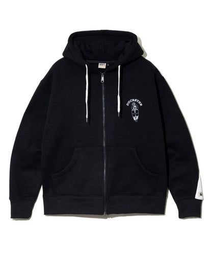 【Duckster/ダックスター】海報印花拉鍊連帽衛衣