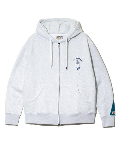 【Duckster/ダックスター】海報印花拉鍊連帽衛衣