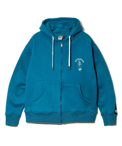 【Duckster/ダックスター】海報印花拉鍊連帽衛衣