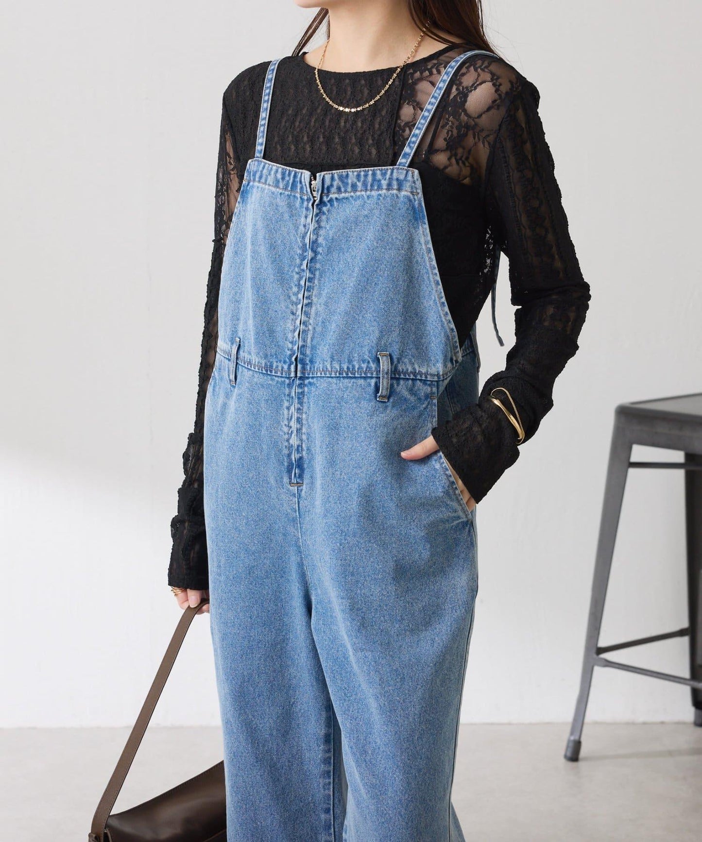 【疊穿推薦】Qanos蕾絲拼接長袖T恤