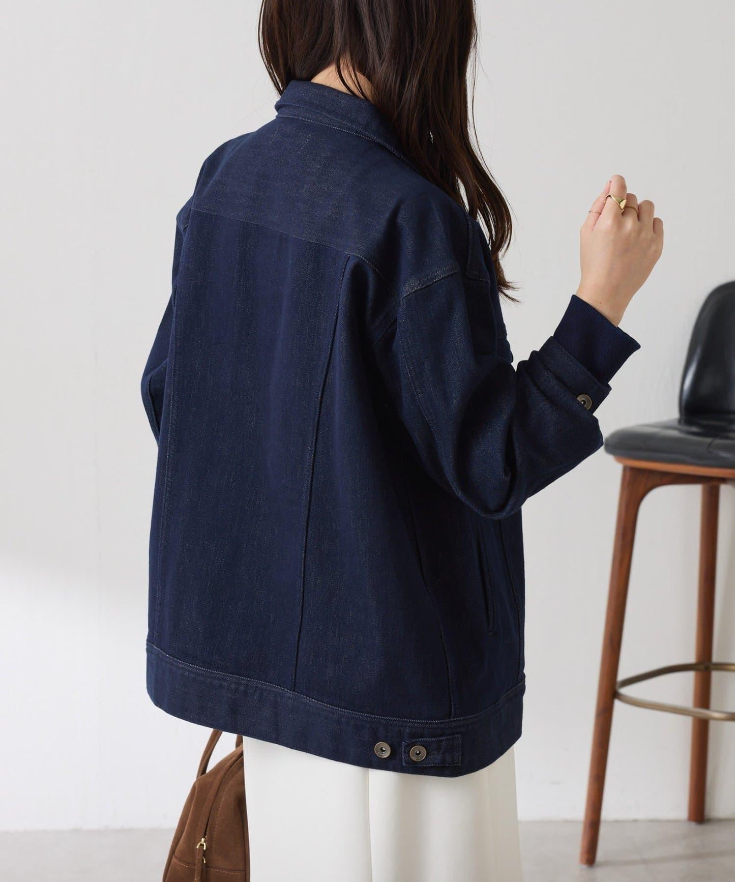 【2尺碼可選】Q.anos 彈力羅紋夾克