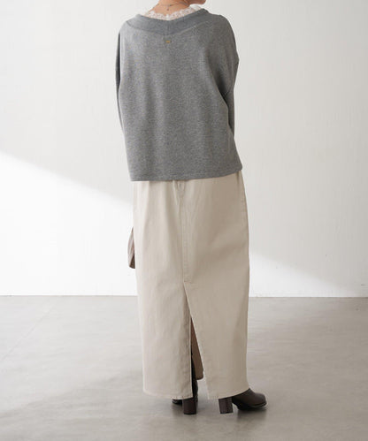 【彈力面料◎】Q.anos 修身牛仔半身裙