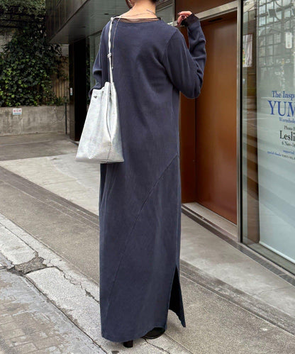 【修身顯瘦】Q.anos 網紗拼接連衣裙