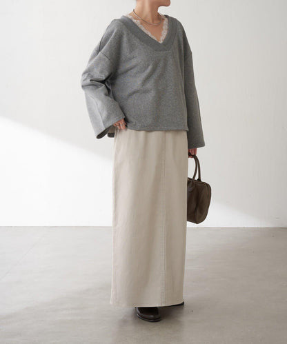 【彈力面料◎】Q.anos 修身牛仔半身裙