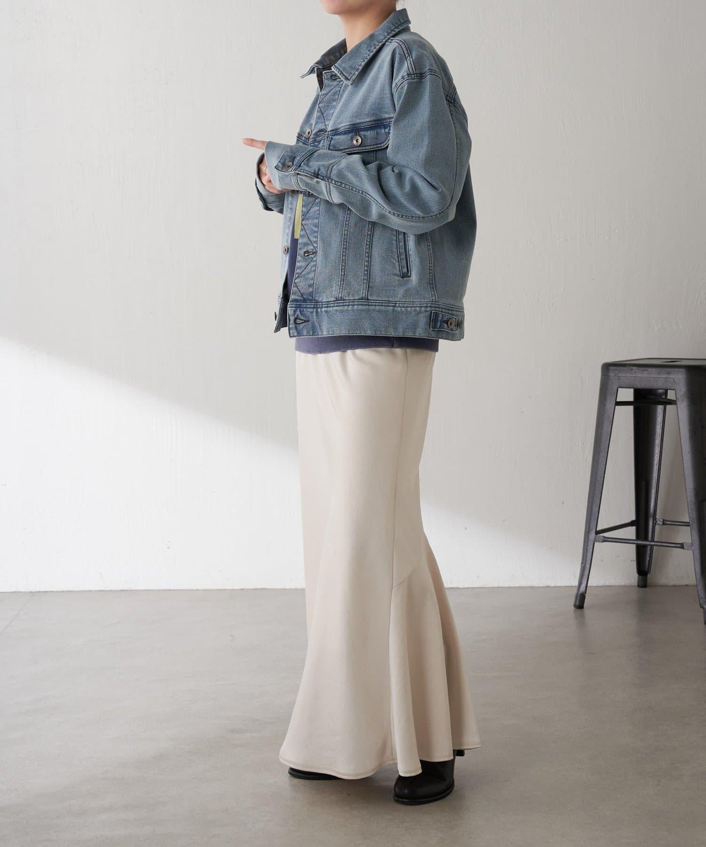 【2尺碼可選】Q.anos 彈力羅紋夾克