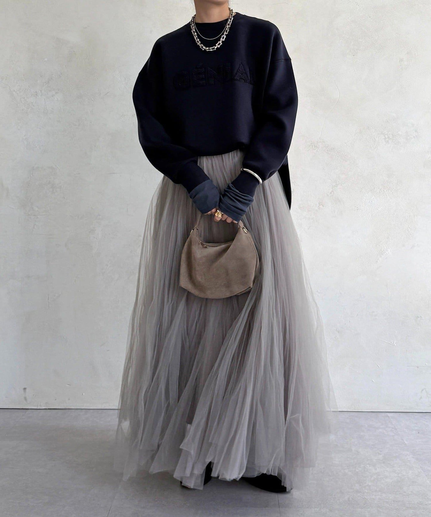 GENIAL毛圈繡標誌上衣