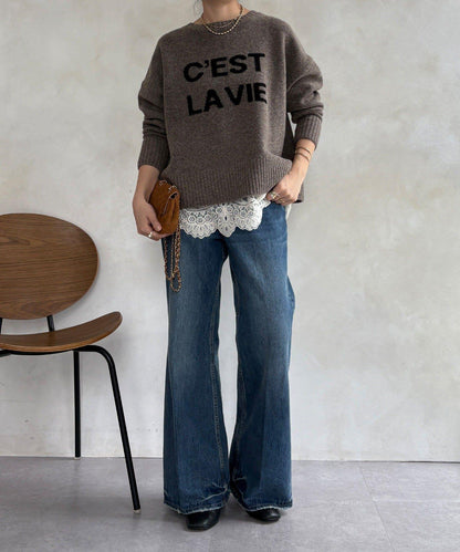 標誌拉鍊兩穿套頭衫