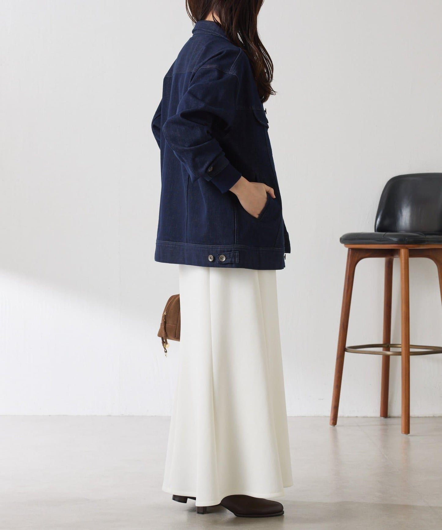 【2尺碼可選】Q.anos 彈力羅紋夾克