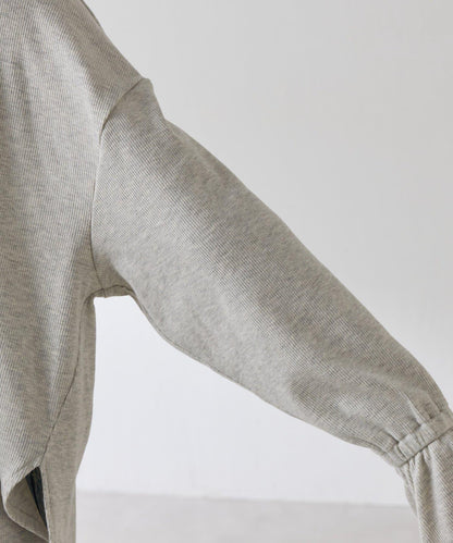 【領子可拆卸】Qanos 帶領荷葉邊長袖T恤