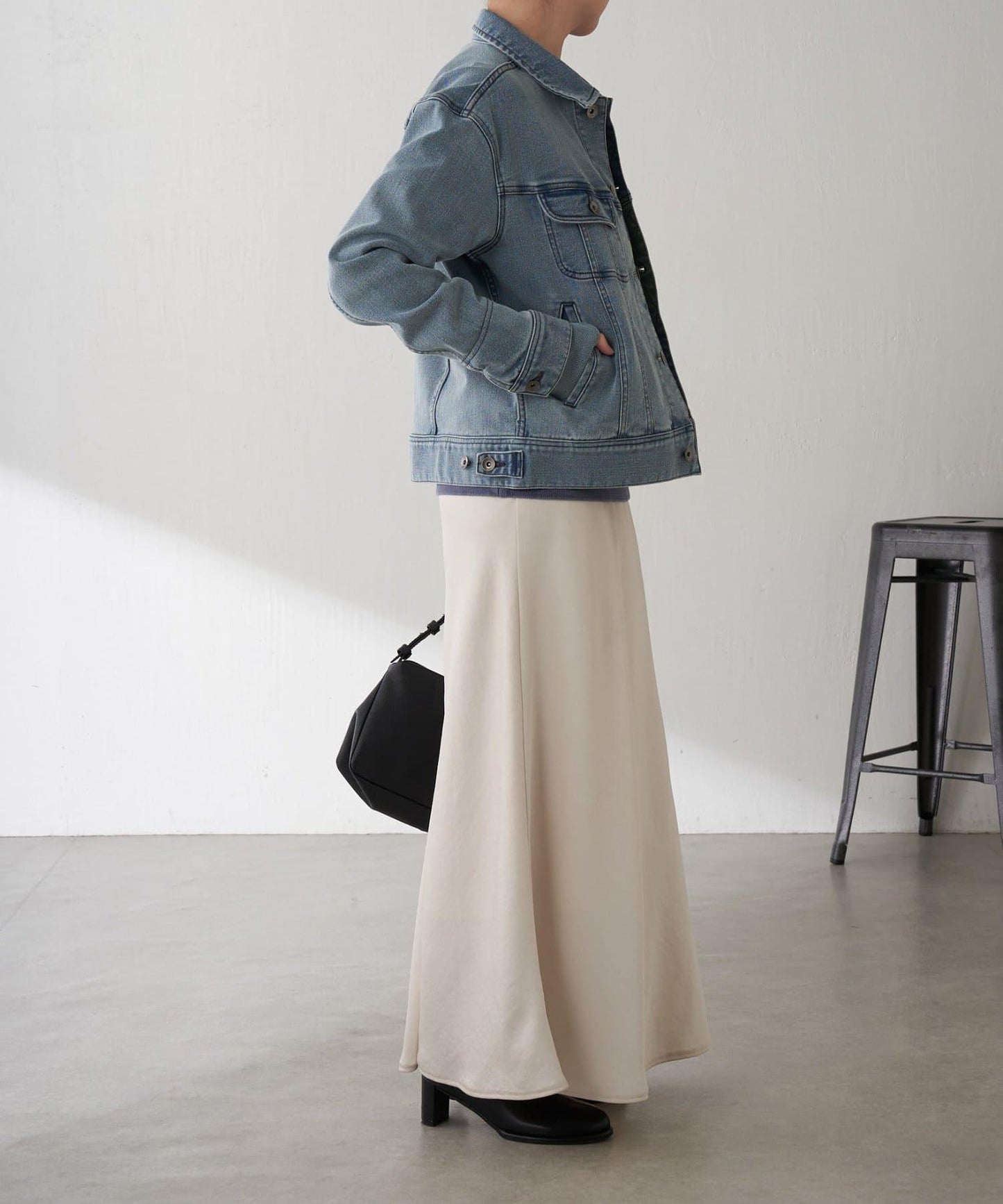 【2尺碼可選】Q.anos 彈力羅紋夾克