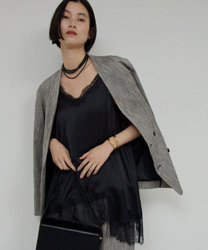 【近日開始】無領粗花呢夾克