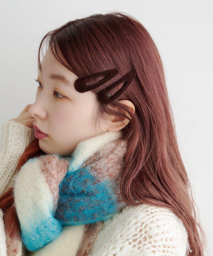 【fiw.】天鵝絨一字夾套裝