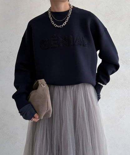 GENIAL毛圈繡標誌上衣