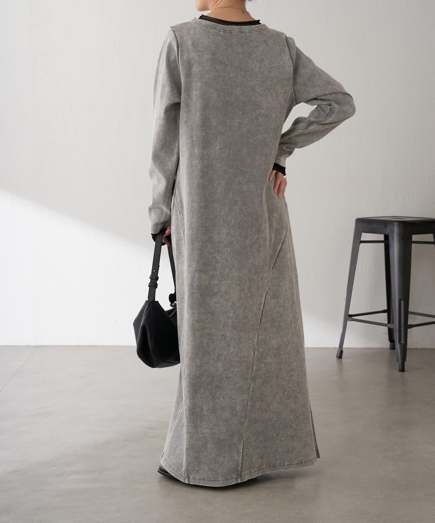 【修身顯瘦】Q.anos 網紗拼接連衣裙