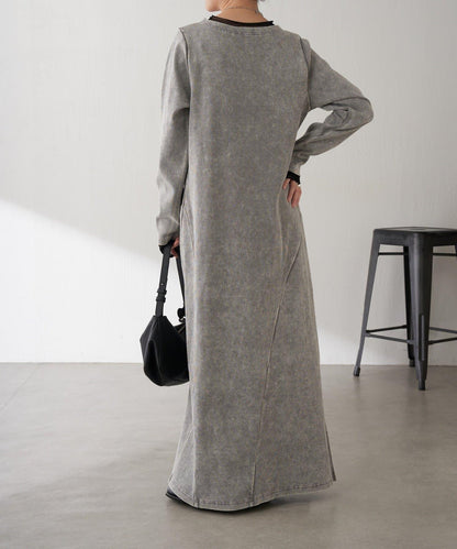 【修身顯瘦】Q.anos 網紗拼接連衣裙