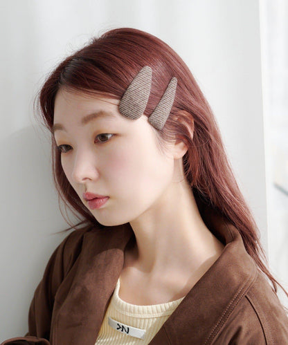 【fiw.】花呢髮夾套裝