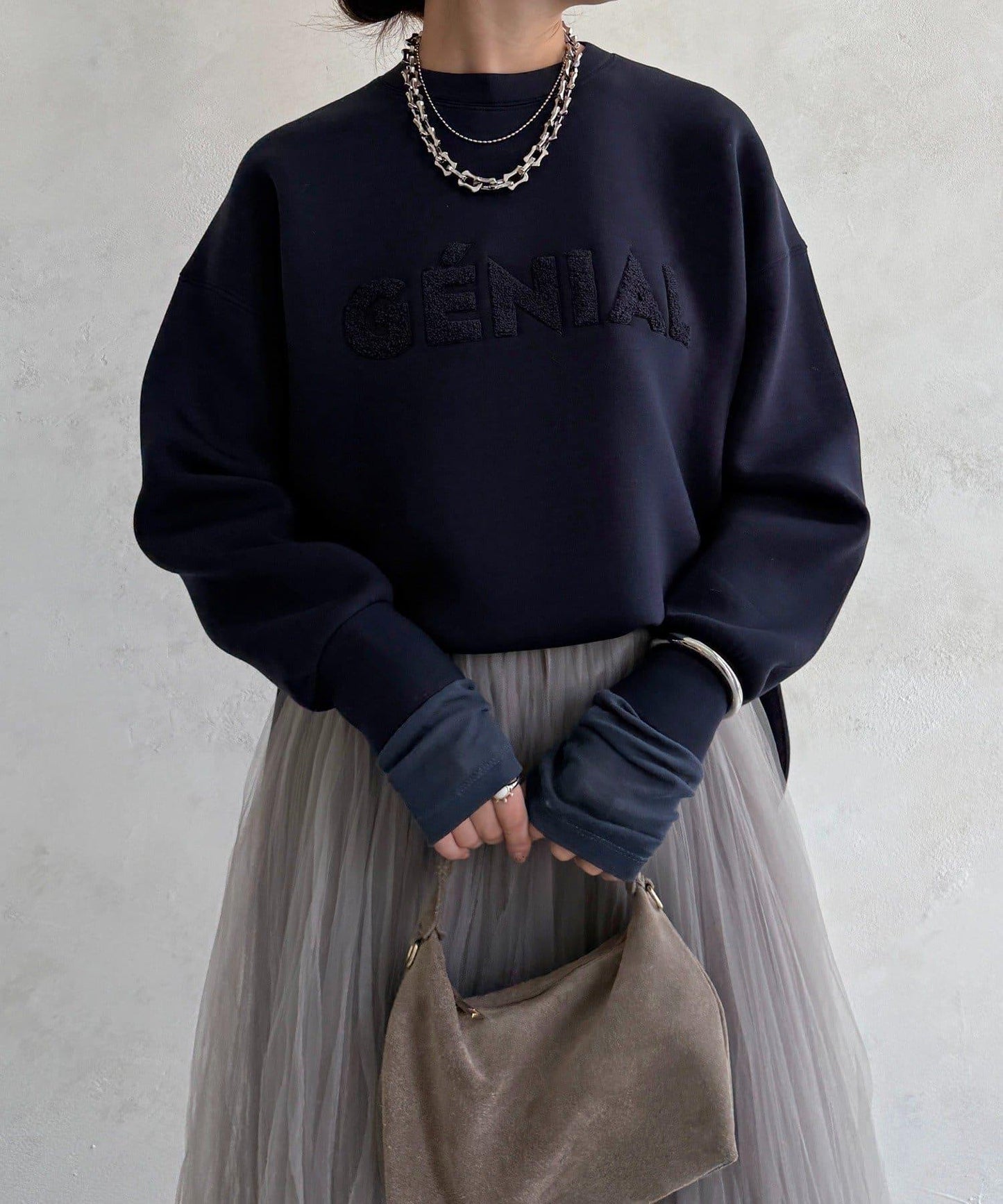 GENIAL毛圈繡標誌上衣