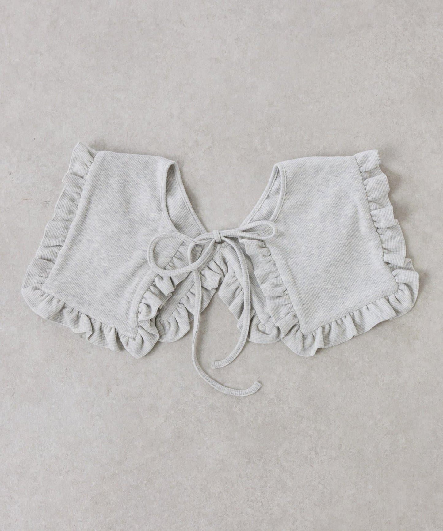 【領子可拆卸】Qanos 帶領荷葉邊長袖T恤