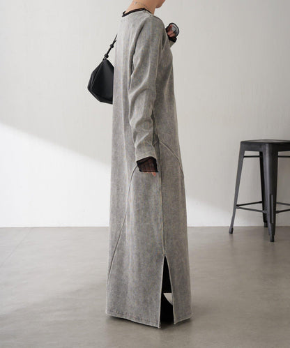 【修身顯瘦】Q.anos 網紗拼接連衣裙