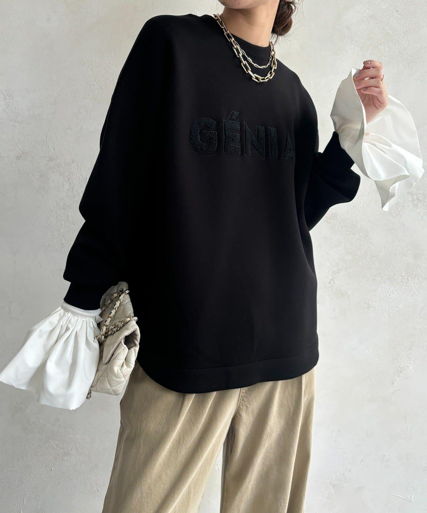 GENIAL毛圈繡標誌上衣