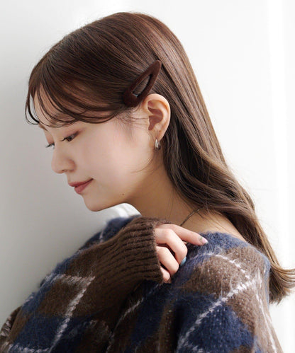 【fiw.】天鵝絨一字夾套裝