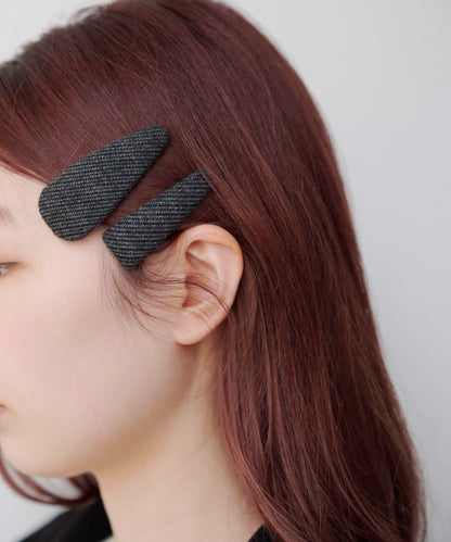 【fiw.】花呢髮夾套裝