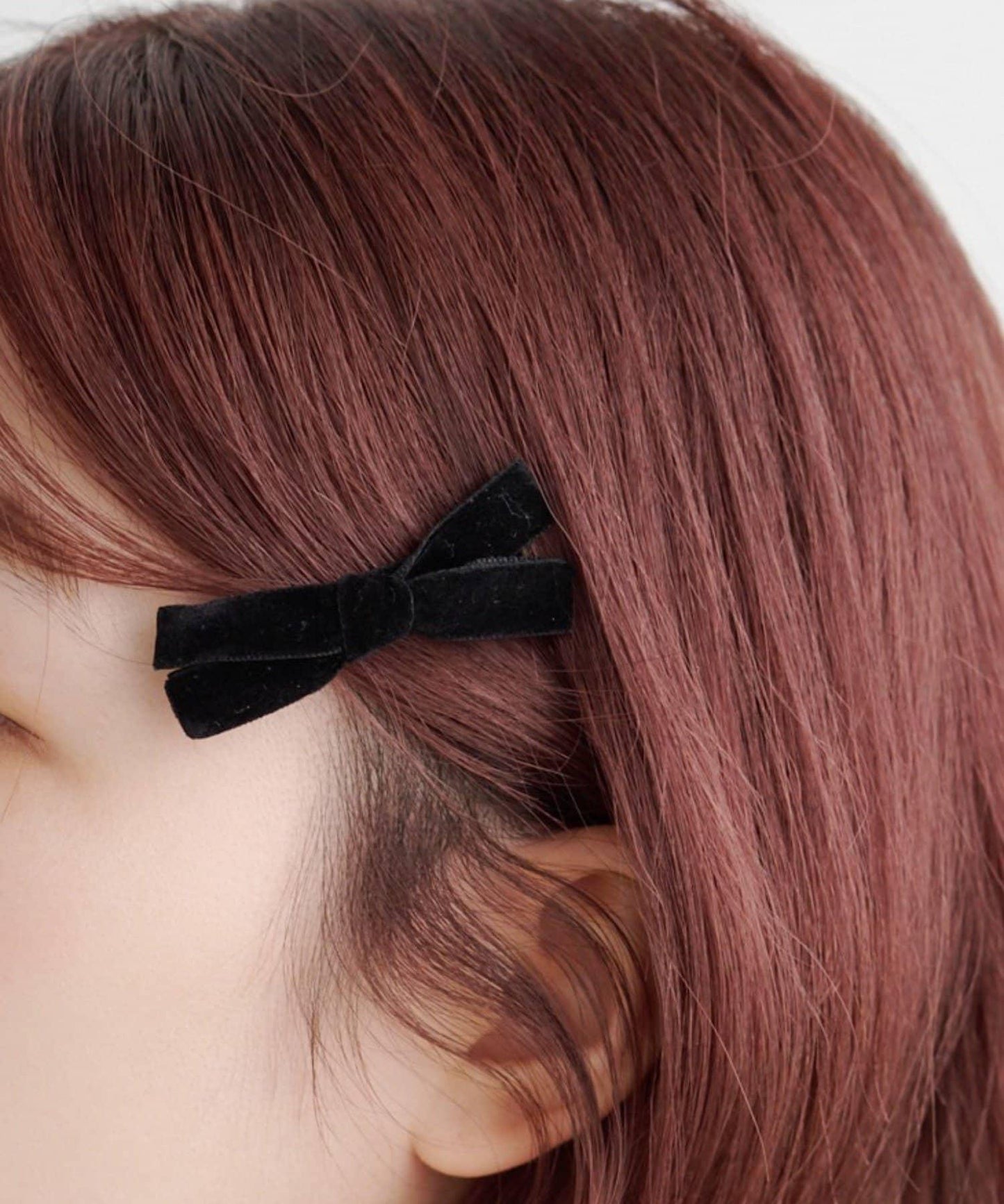 【fiw.】格子髮夾&天鵝絨髮夾套裝