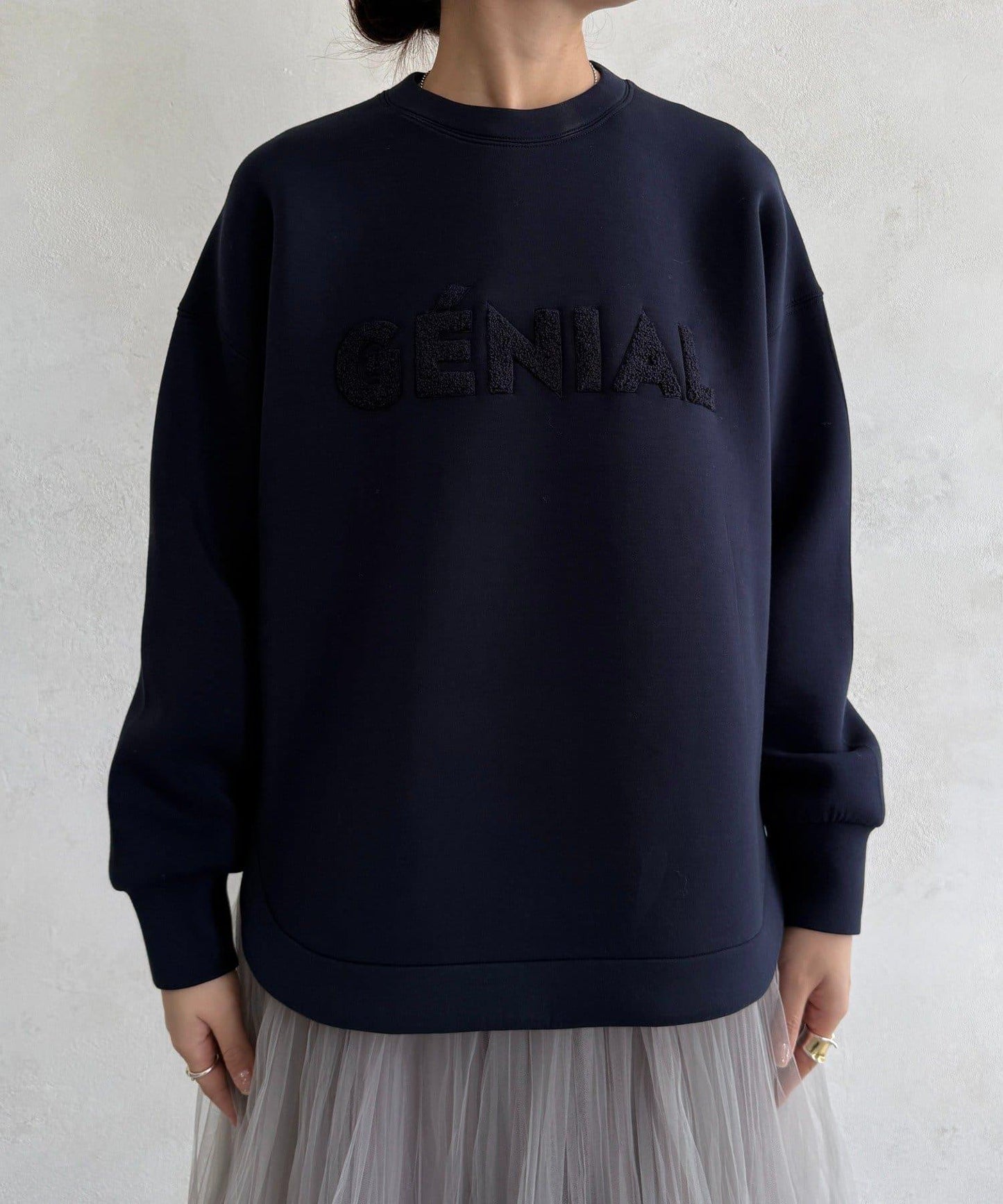 GENIAL毛圈繡標誌上衣