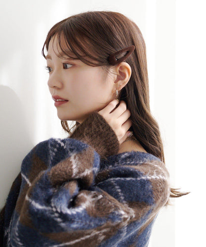 【fiw.】天鵝絨一字夾套裝