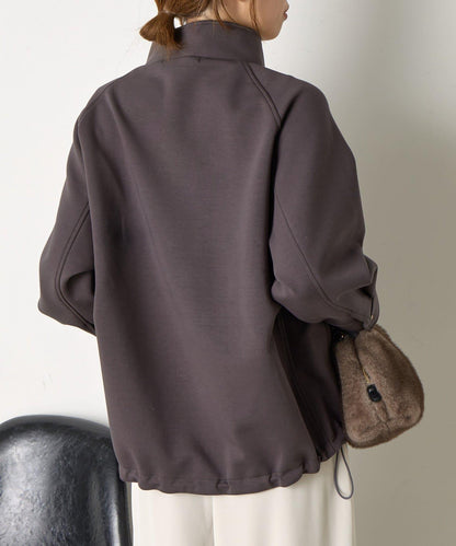 插肩袖長款大衣