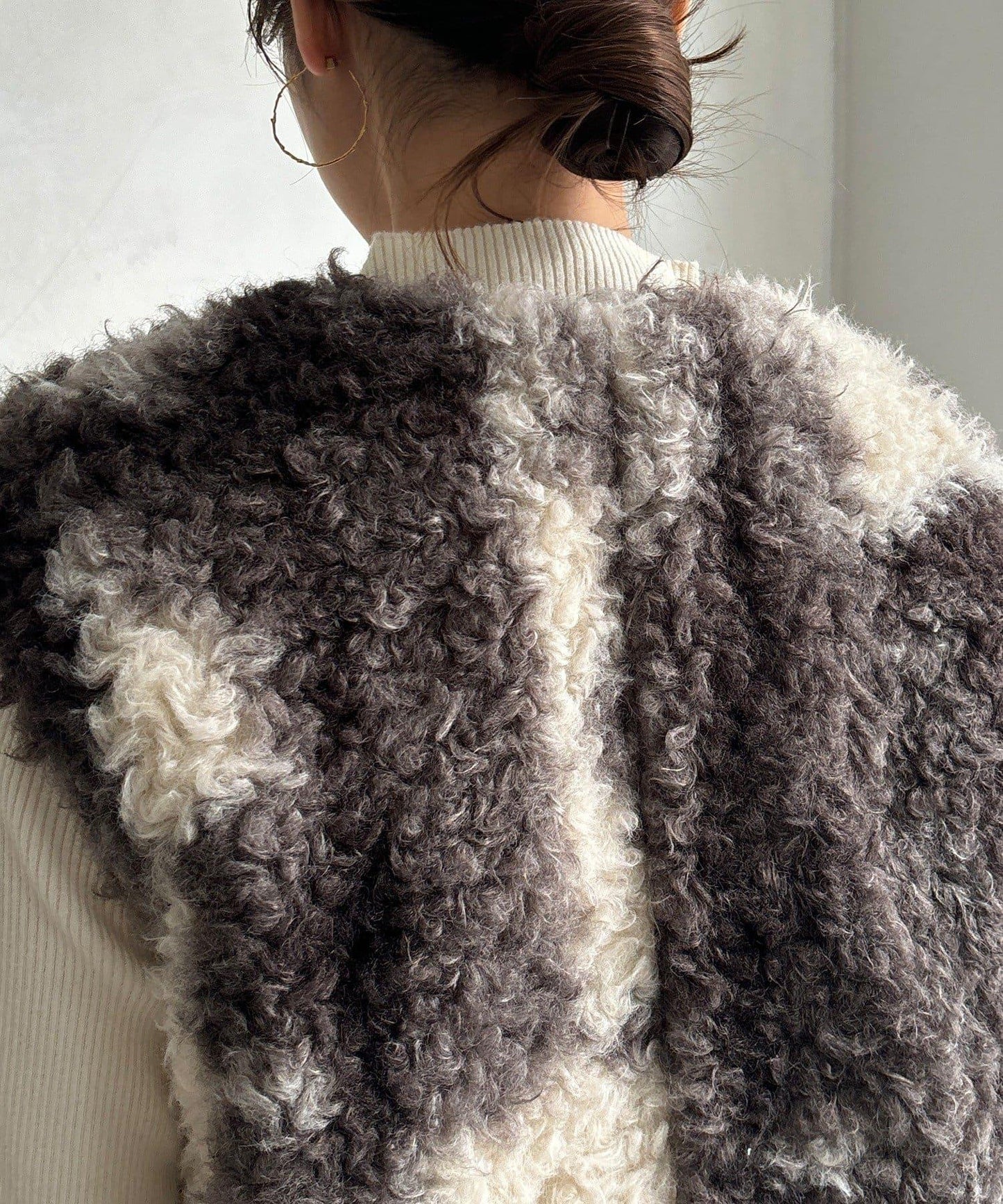 貴賓犬仿皮草漸變馬甲