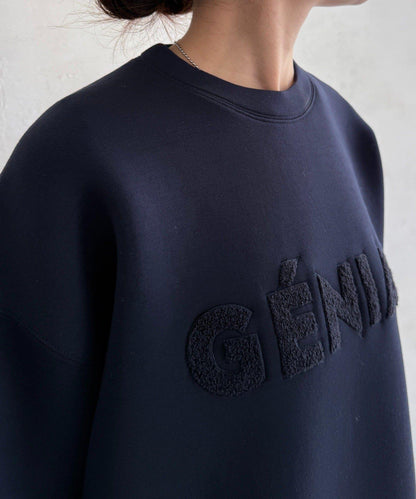 GENIAL毛圈繡標誌上衣