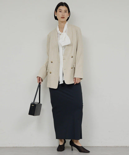 【近日開始】無領粗花呢夾克