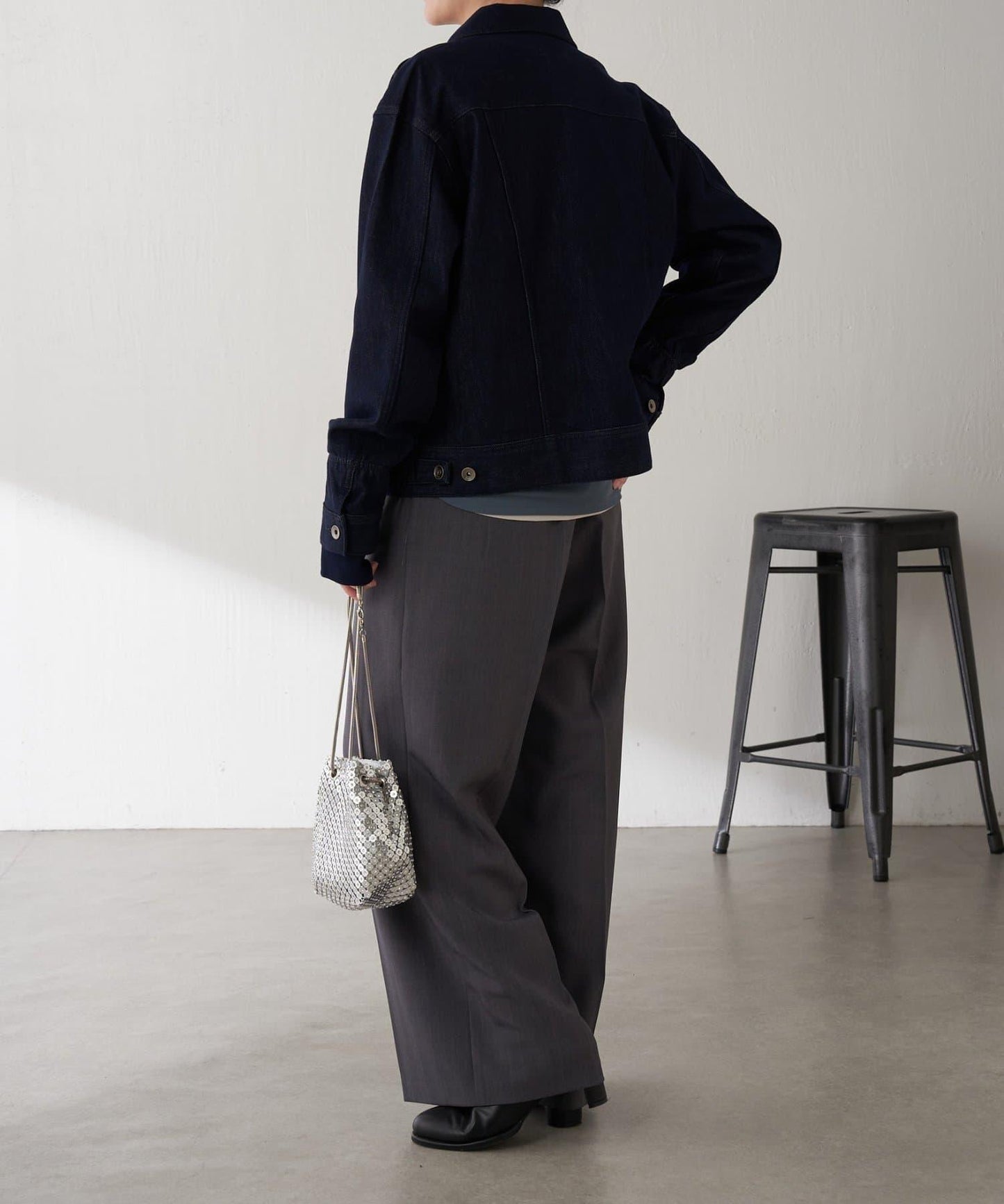 【2尺碼可選】Q.anos 彈力羅紋夾克