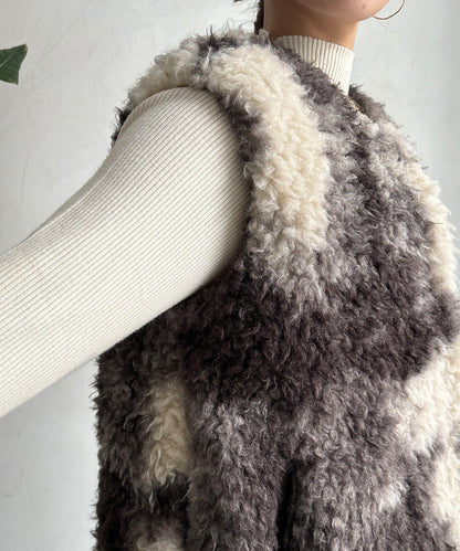 貴賓犬仿皮草漸變馬甲