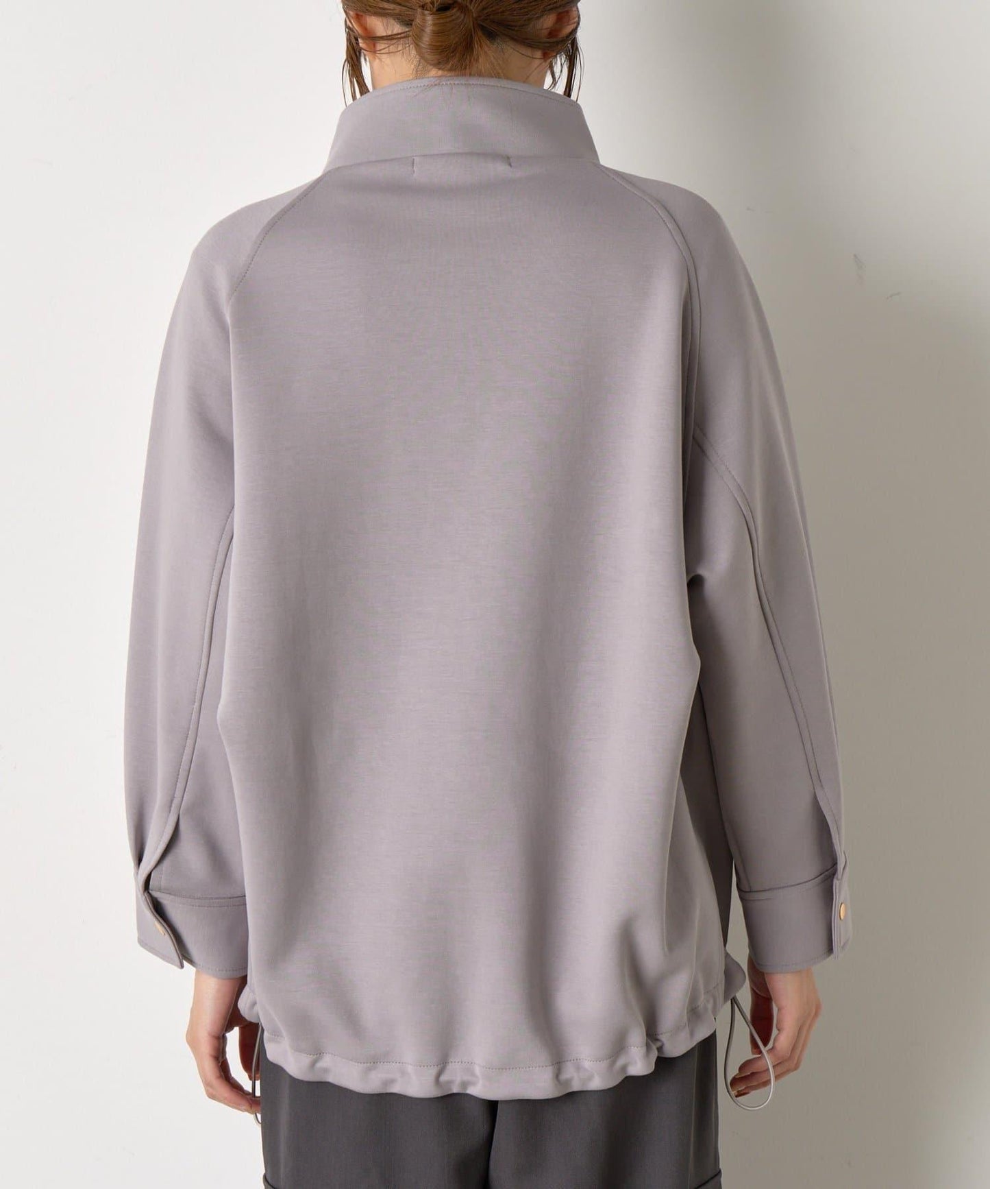 插肩袖長款大衣