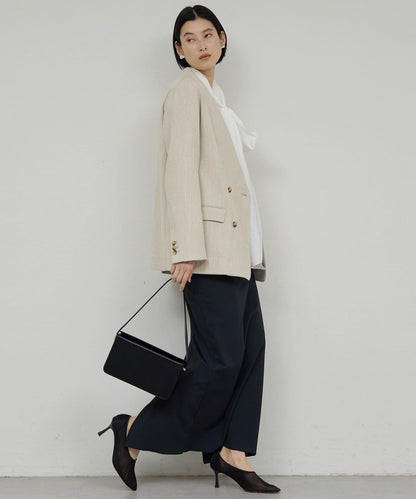 【近日開始】無領粗花呢夾克