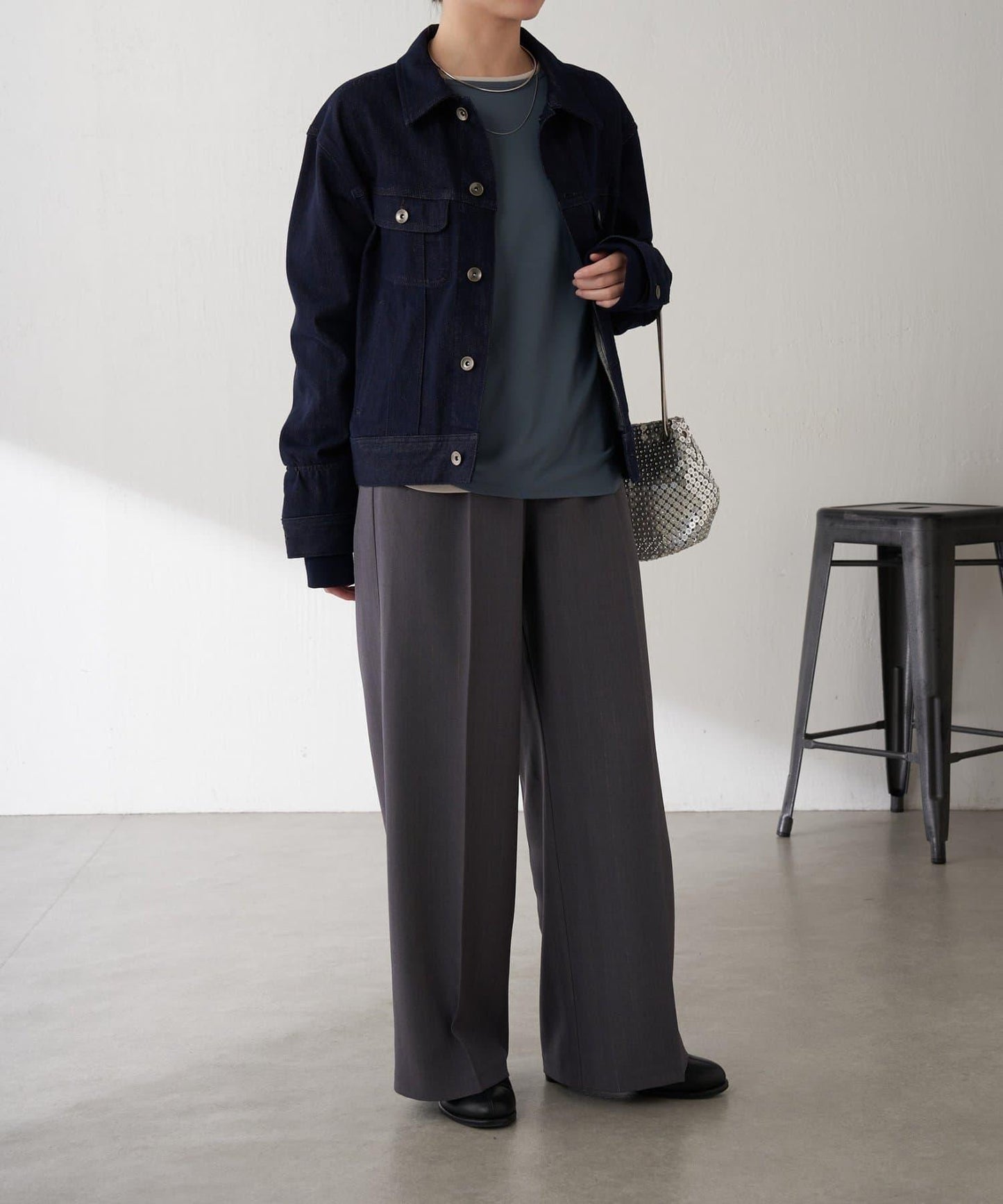 【2尺碼可選】Q.anos 彈力羅紋夾克