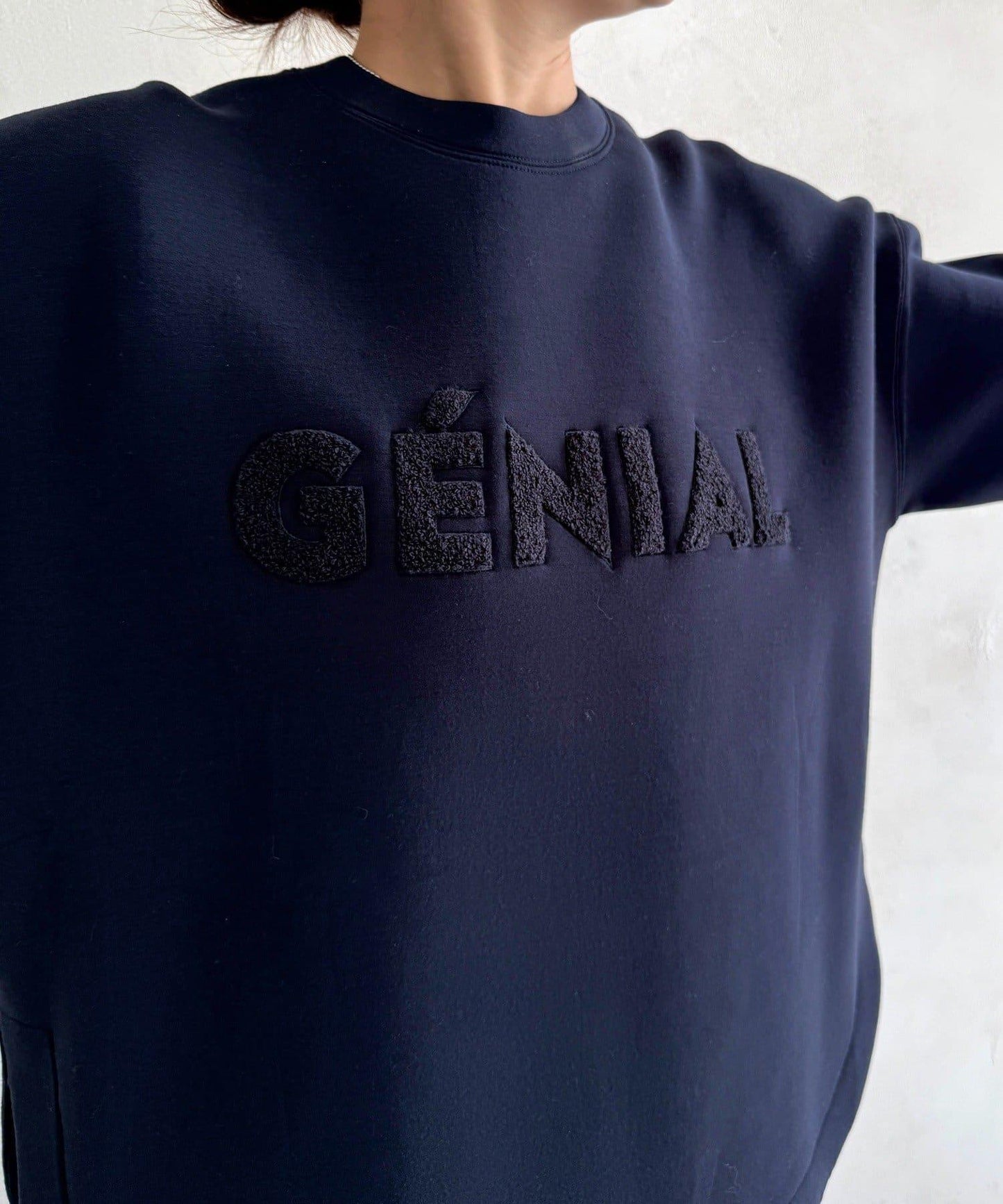 GENIAL毛圈繡標誌上衣